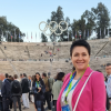 LTOK prezidentė D. Gudzinevičiūtė dalyvavo olimpinės ugnies perdavimo ceremonijoje Atėnuose