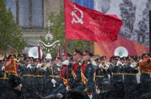 Per Ukrainos ir Latvijos televizijos kanalus – Pergalės dienos karinio parado transliacija